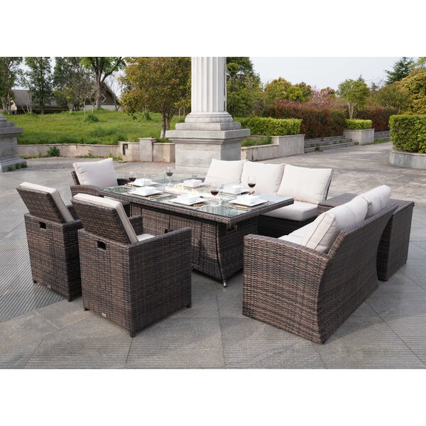 Tegan 12 piece patio set sale